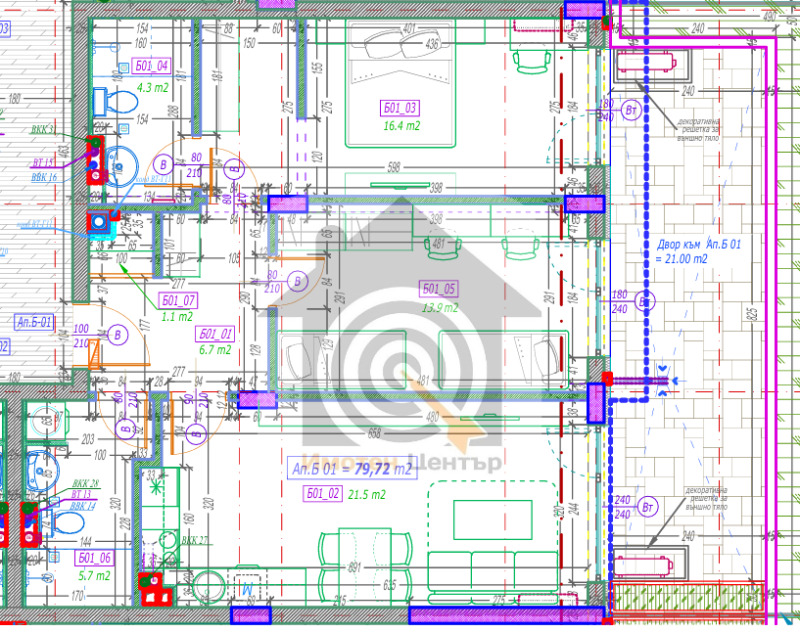 Продава 3-СТАЕН, гр. София, Малинова долина