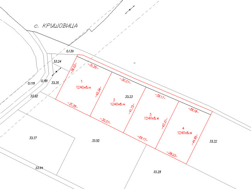 Продава  Парцел област София , с. Крушовица , 1240 кв.м | 86937722 - изображение [3]