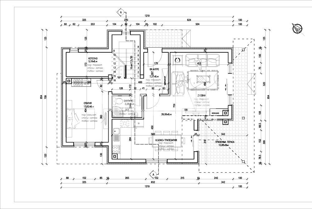 Продава КЪЩА, с. Гурмазово, област София област, снимка 3 - Къщи - 55985126