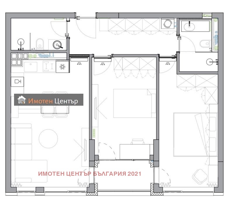 Продава 3-СТАЕН, гр. София, Банишора, снимка 8 - Aпартаменти - 46518299