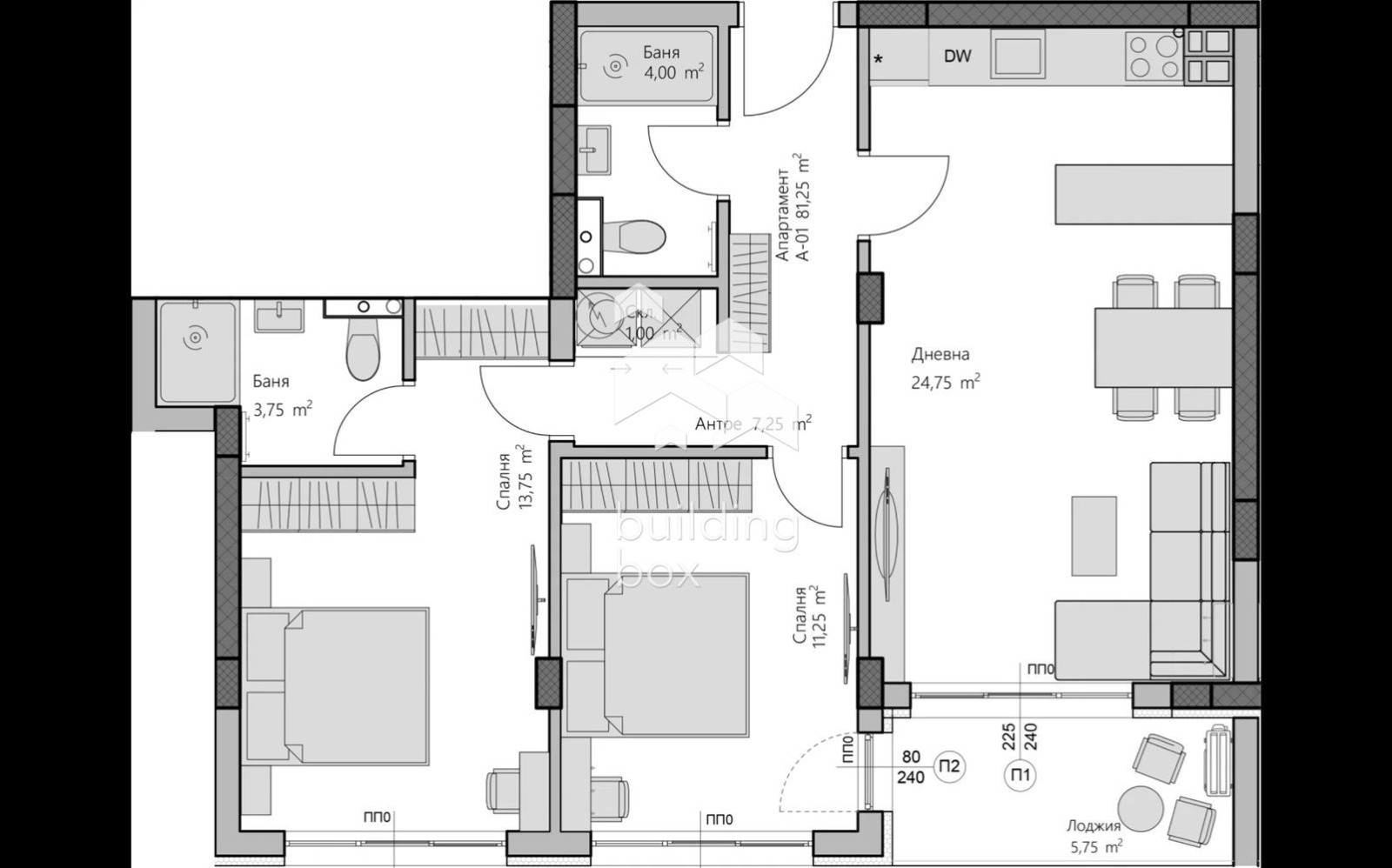 Продава 3-СТАЕН, гр. Пловдив, Христо Смирненски, снимка 2 - Апартаменти - 55624626