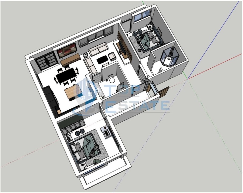 Продава 3-СТАЕН, гр. Велико Търново, Бузлуджа, снимка 4 - Aпартаменти - 48195426