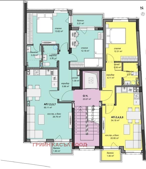 Till salu  2 sovrum Sofia , Banisjora , 110 kvm | 61391004 - bild [7]