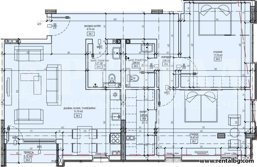 Продава 3-СТАЕН, гр. Пловдив, Кючук Париж, снимка 11 - Апартаменти - 46818772
