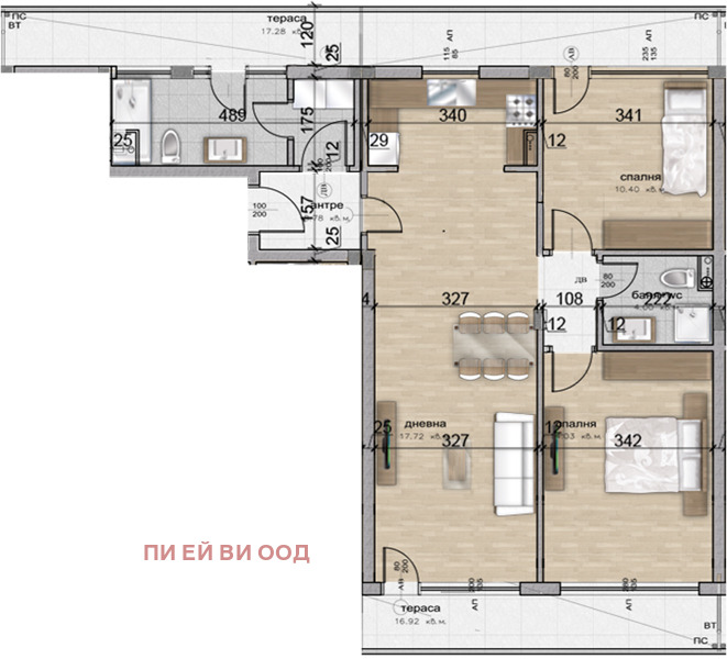 Myytävänä  2 makuuhuonetta Sofia , Gotse Deltšev , 143 neliömetriä | 81855601 - kuva [13]
