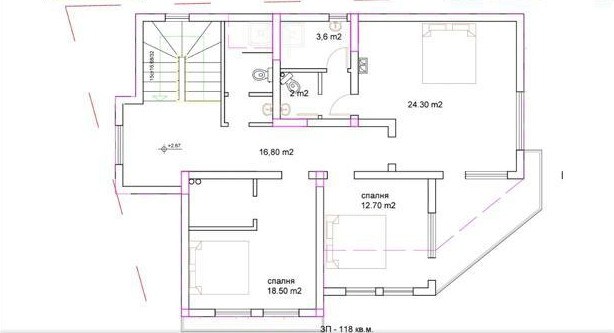 Продава КЪЩА, гр. Варна, м-т Боровец - юг, снимка 2 - Къщи - 40590335