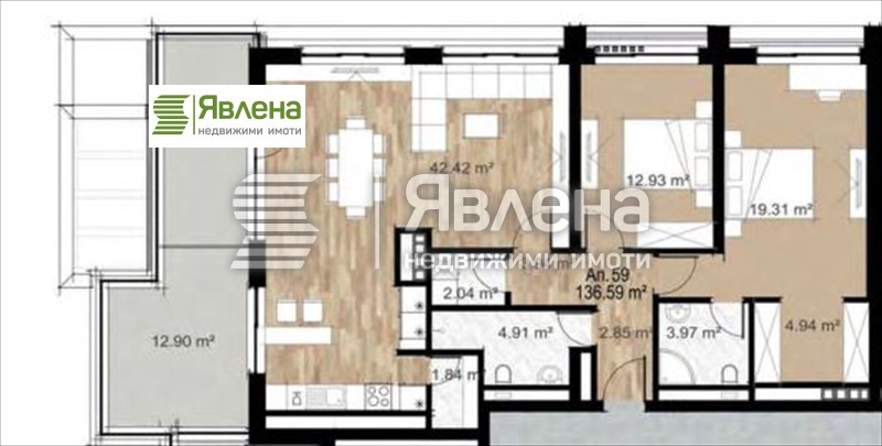 À venda  2 quartos Sofia , Serdika , 165 m² | 45194864 - imagem [2]
