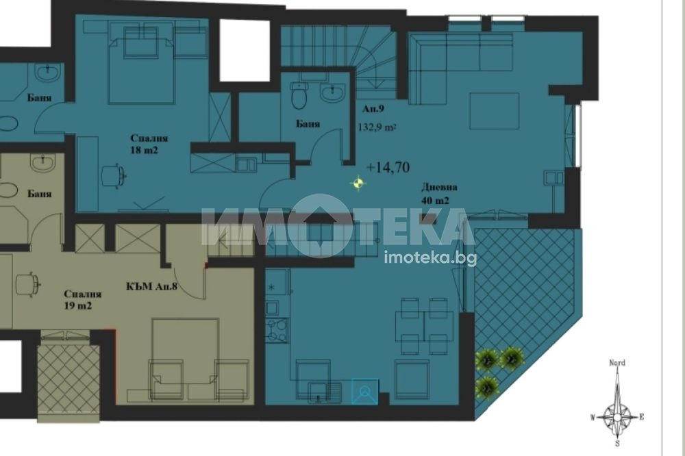 Продава МНОГОСТАЕН, гр. София, Банишора, снимка 2 - Апартаменти - 55453635