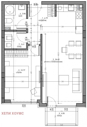 1 Schlafzimmer Malinowa dolina, Sofia 3