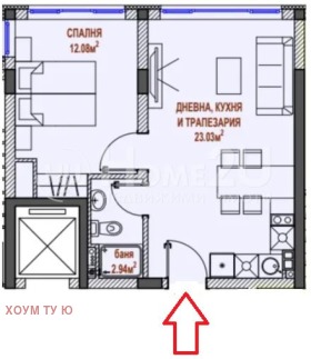 1 quarto Liulin 4, Sofia 10