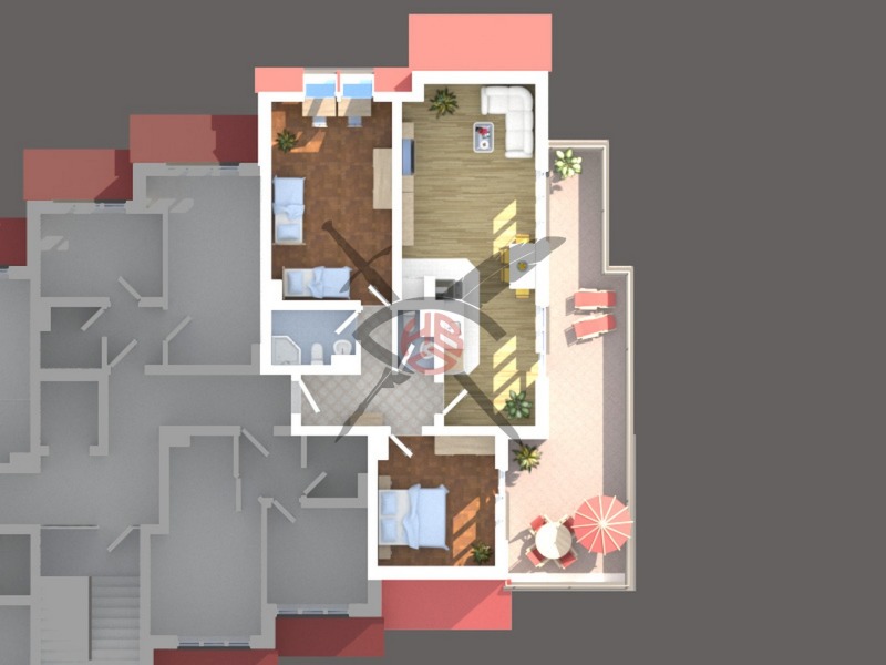 Te koop  2 slaapkamers Sofia , Ovtsja kupel , 151 m² | 54438092 - afbeelding [2]