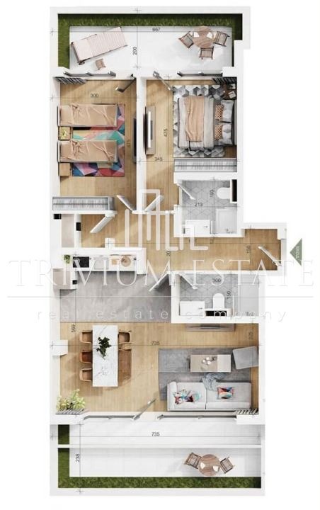 For Sale  2 bedroom Plovdiv , Trakiya , 147 sq.m | 17490877 - image [3]