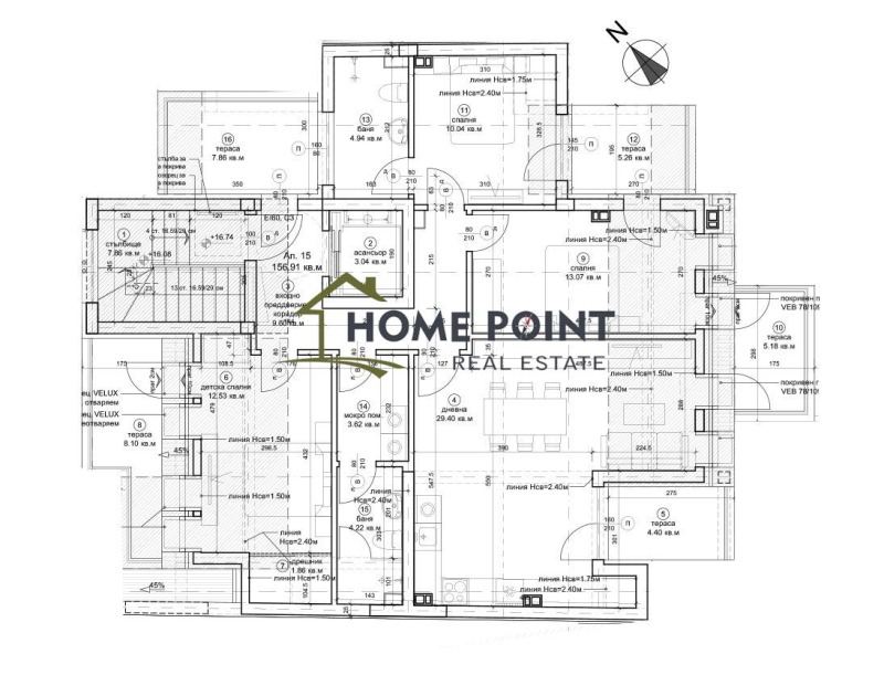 Продава 4-СТАЕН, гр. Варна, Окръжна болница-Генерали, снимка 2 - Апартаменти - 53220572