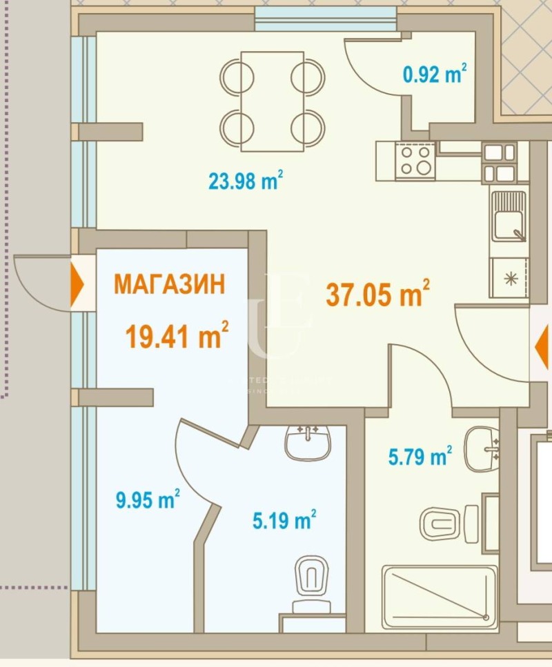 Продава МАГАЗИН, гр. София, Център, снимка 2 - Магазини - 53124680