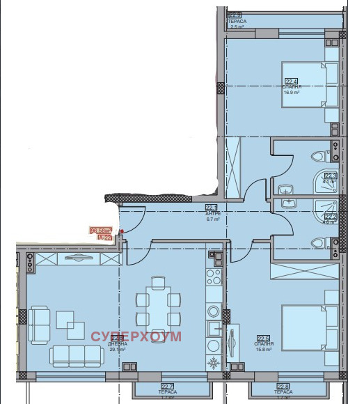 Продава 3-СТАЕН | Imot.bg — изображение 3