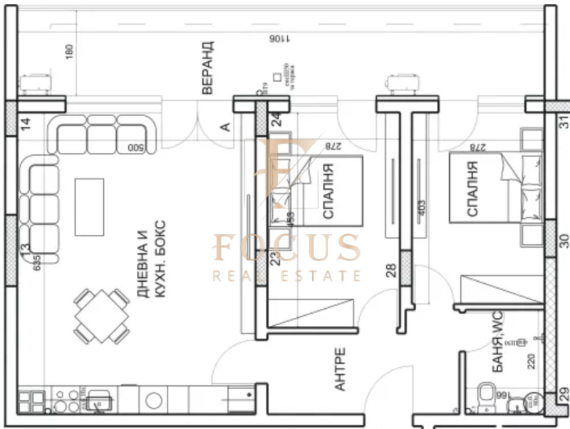 Zu verkaufen  2 Schlafzimmer Plowdiw , Mladeschki Halm , 87 qm | 96089254 - Bild [2]