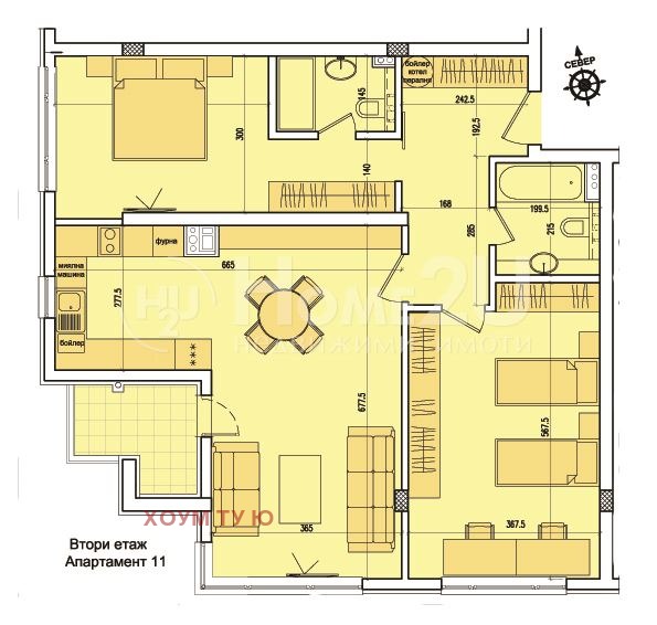 À vendre  2 chambres Sofia , Krastova vada , 117 m² | 15247277 - image [2]