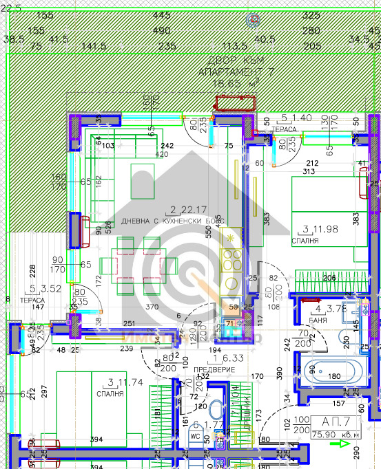 Продава 3-СТАЕН, гр. София, Малинова долина