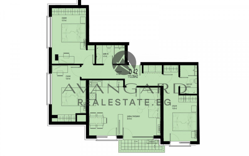 Продава 4-СТАЕН, гр. Пловдив, Христо Смирненски, снимка 2 - Апартаменти - 52737552