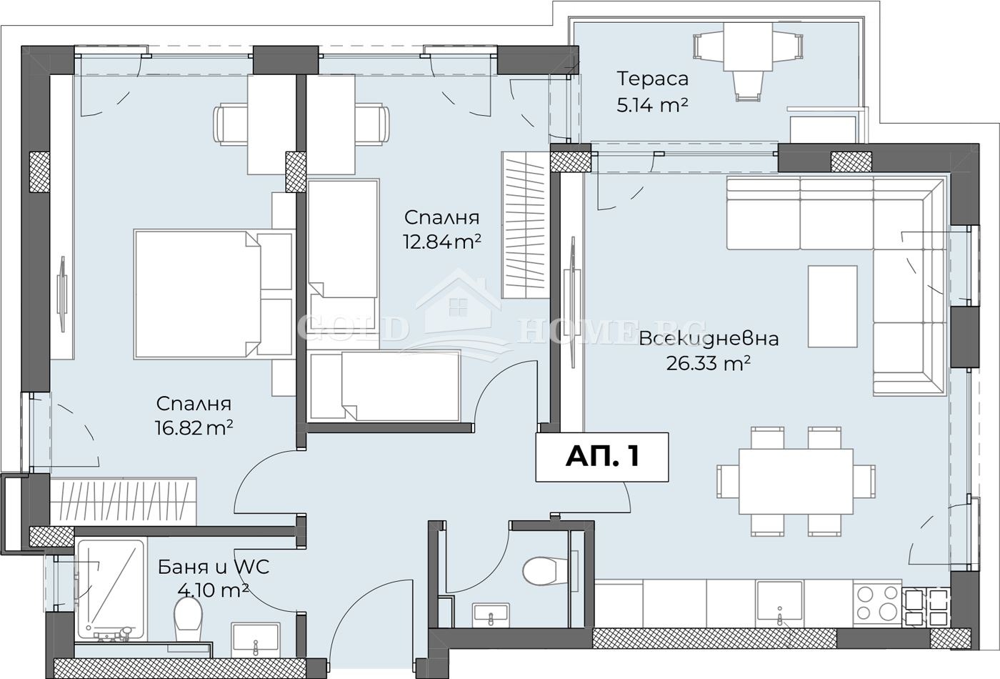 Продава 3-СТАЕН, гр. Пловдив, Христо Смирненски, снимка 2 - Апартаменти - 53163252