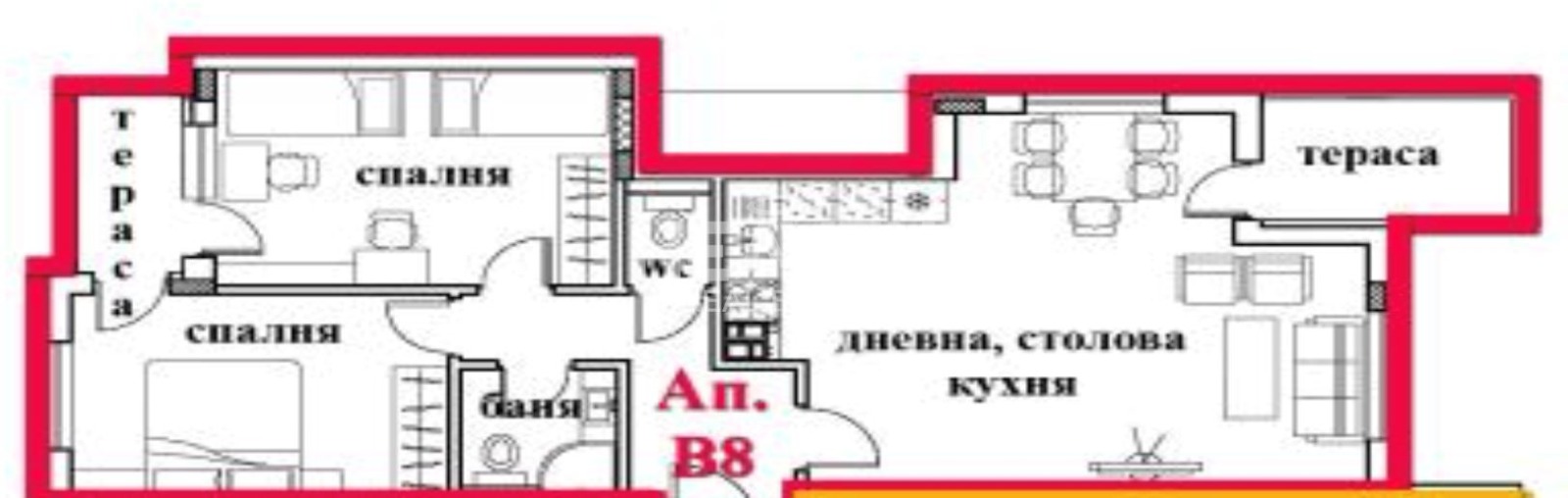 Продава 3-СТАЕН, гр. Пловдив, Кючук Париж, снимка 2 - Апартаменти - 55834863
