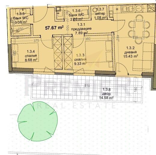 Продава 3-СТАЕН, гр. Варна, Трошево, снимка 4 - Апартаменти - 54148899