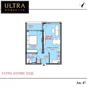 Продава  1-стаен, град Бургас
