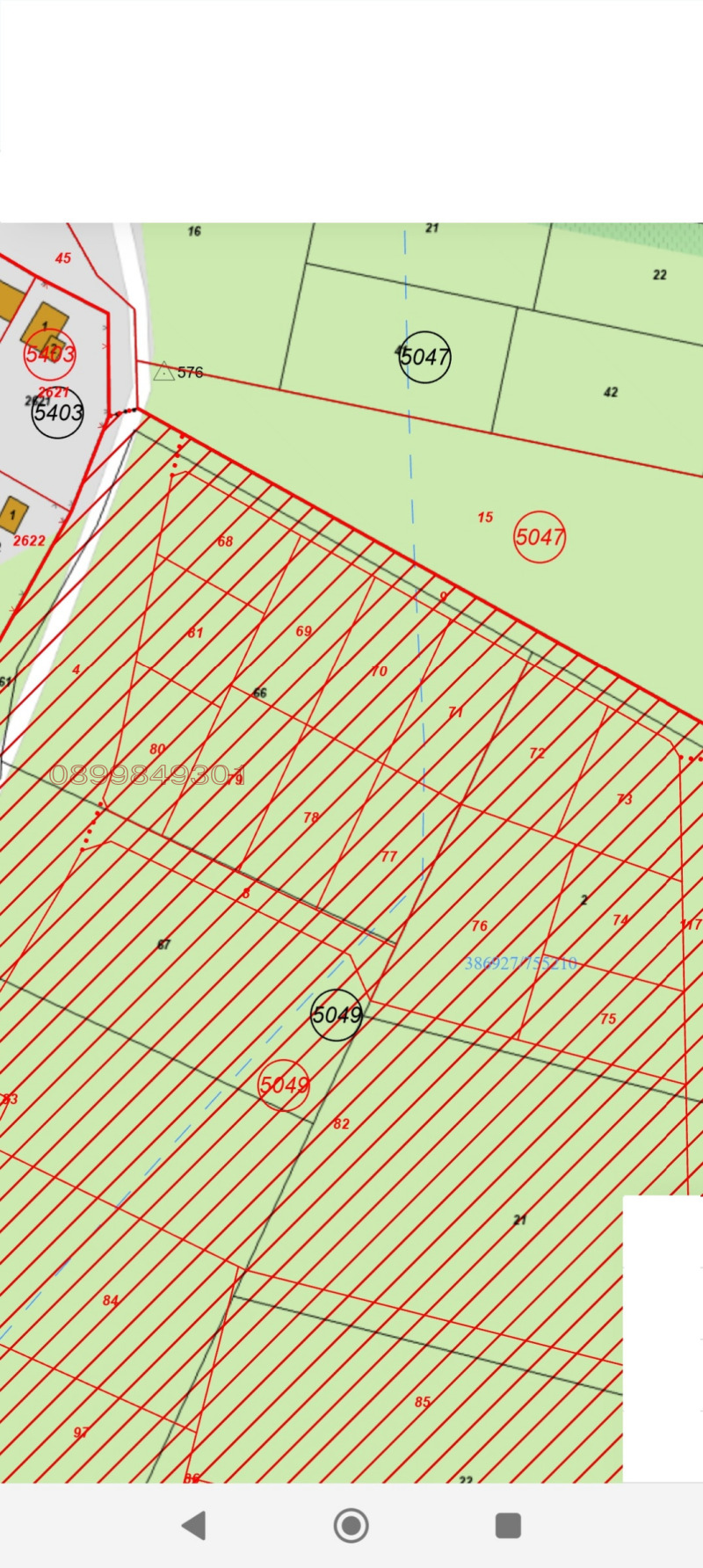 Продава ПАРЦЕЛ, гр. Варна, м-т Боровец - юг
