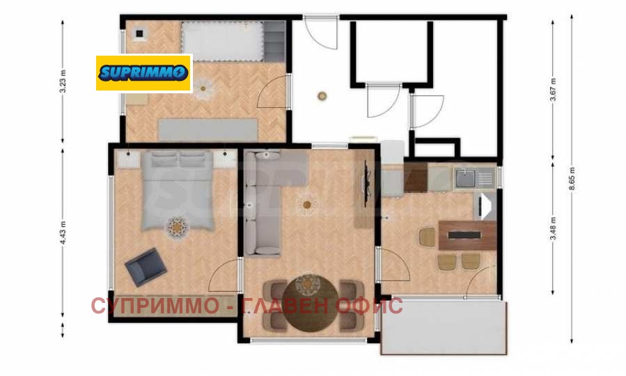 Продава 3-СТАЕН, гр. София, Изток, снимка 9 - Апартаменти - 56593336