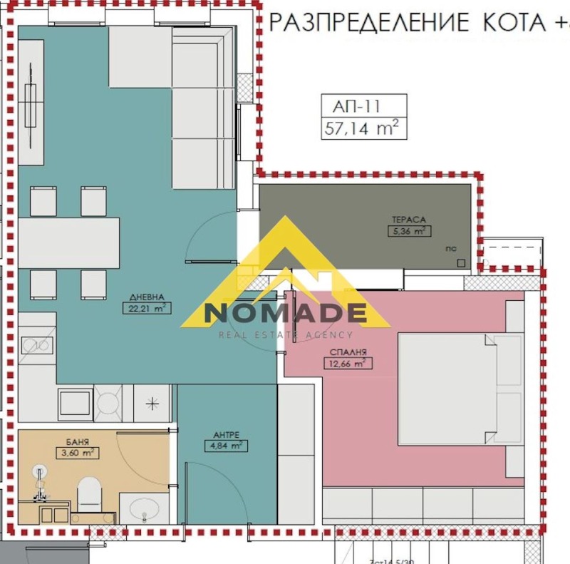 En venta  1 dormitorio Plovdiv , Jristo Smirnenski , 71 metros cuadrados | 86679926 - imagen [2]