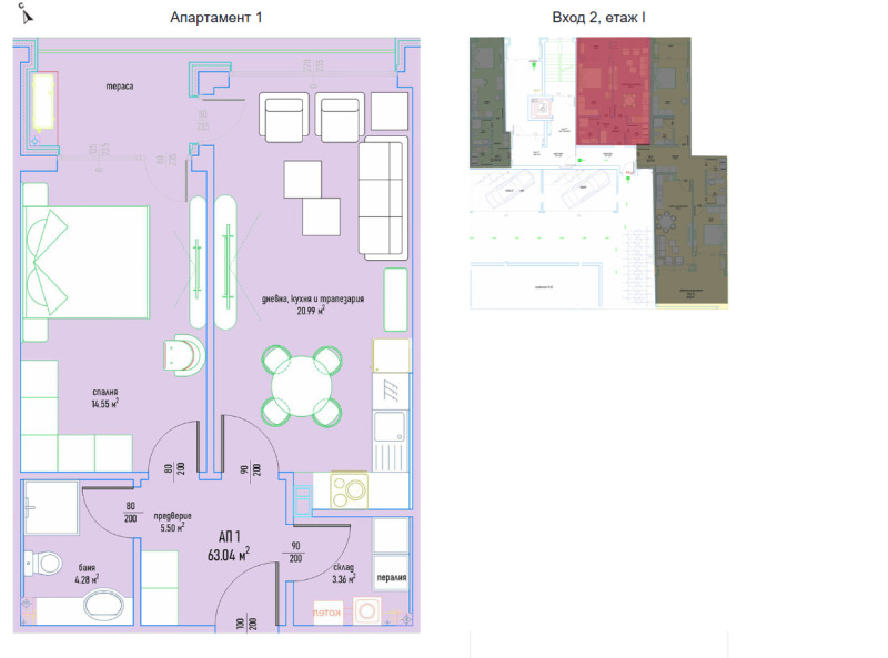 Продается  1 спальня София , Малинова долина , 77 кв.м | 92533662 - изображение [4]