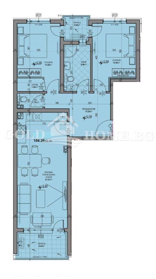 À venda  2 quartos Plovdiv , Kiutchuk Parij , 104 m² | 83801206 - imagem [7]