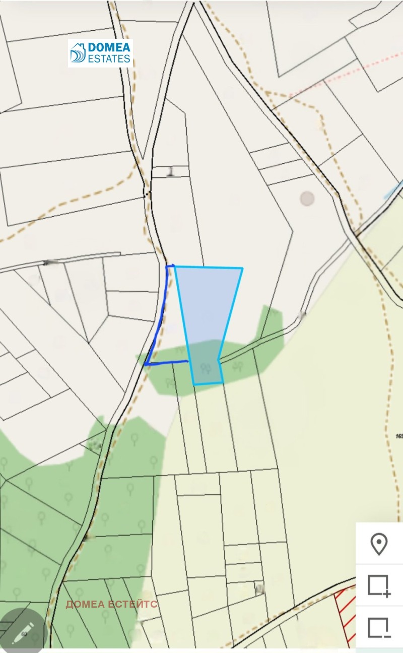 Продава ПАРЦЕЛ, гр. София, с. Бистрица, снимка 2 - Парцели - 53450120