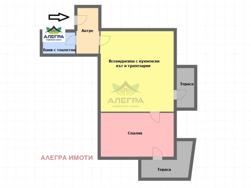 Zu verkaufen  1 Schlafzimmer Pazardschik , Stawropol , 66 qm | 28646319 - Bild [5]
