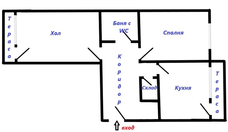 Продава  2-стаен град Бургас , Славейков , 61 кв.м | 70993281