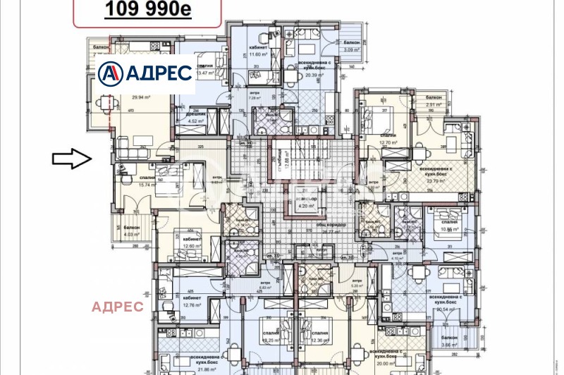 Продава 3-СТАЕН, гр. Варна, Владислав Варненчик 1, снимка 2 - Aпартаменти - 48108514