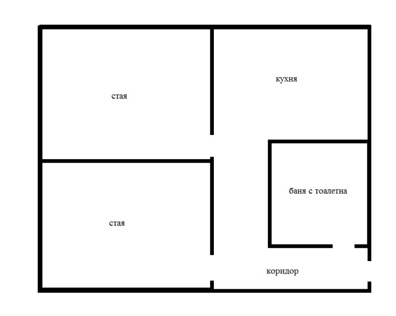 En venta  1 dormitorio Sofia , Tolstoy , 58 metros cuadrados | 18896840 - imagen [2]