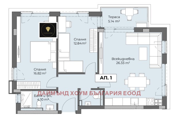 En venta  2 dormitorios Plovdiv , Jristo Smirnenski , 109 metros cuadrados | 48858929 - imagen [3]