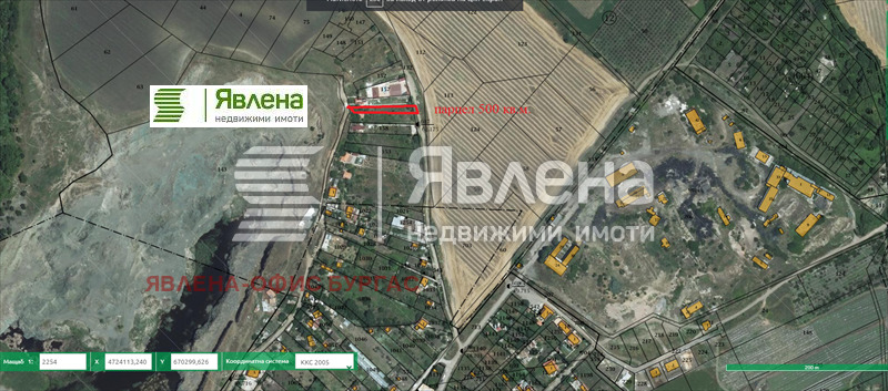 For Sale  Plot region Burgas , Pomorie , 500 sq.m | 18758188