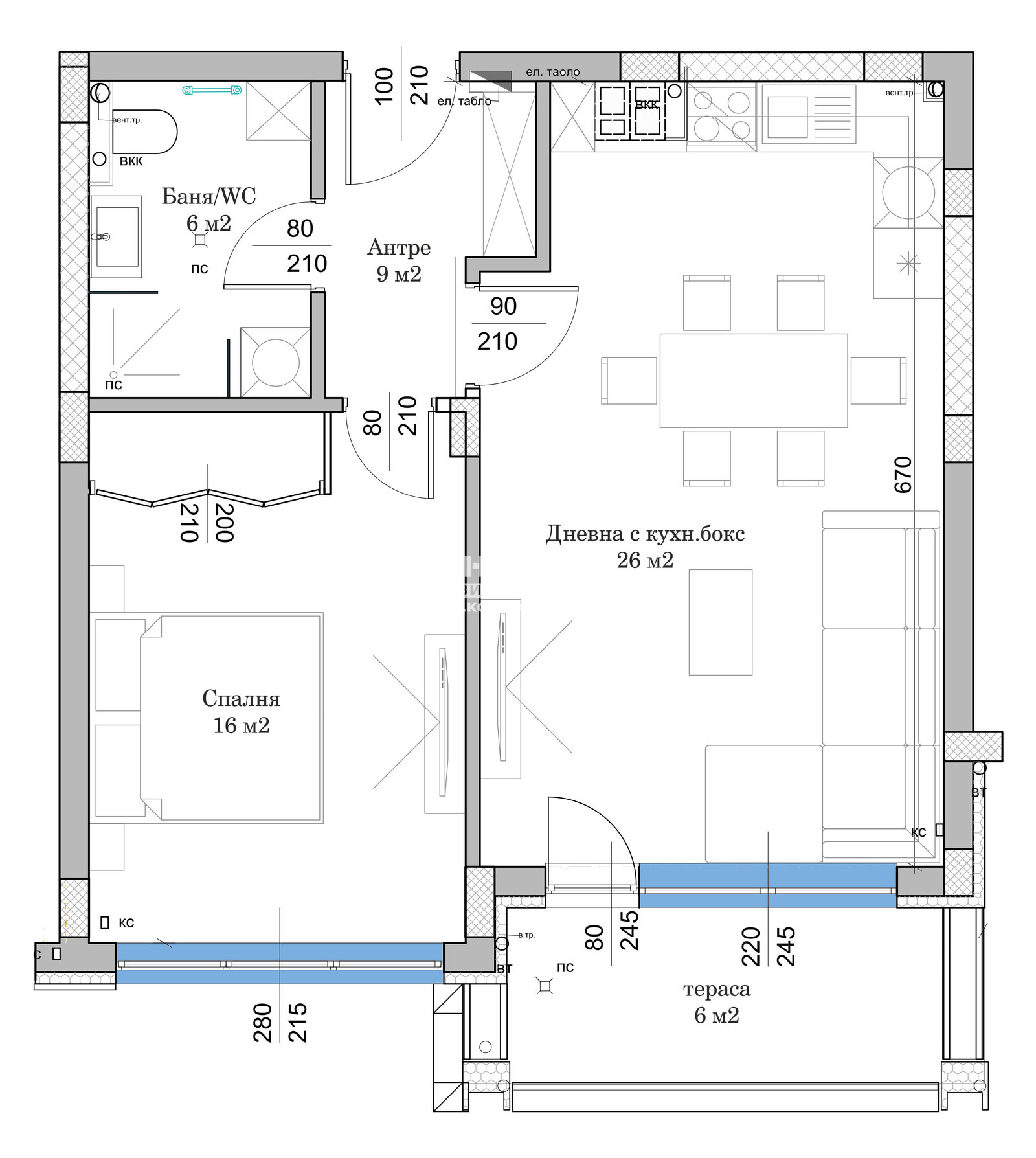 Продава 2-СТАЕН, гр. Пловдив, Остромила, снимка 2 - Апартаменти - 49953541
