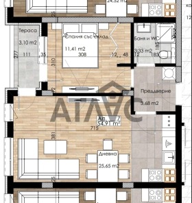 1 bedroom Ostromila, Plovdiv 9