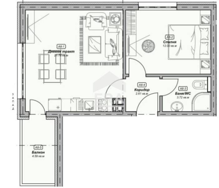 Satılık  1 yatak odası Varna , m-t Pçelina , 60 metrekare | 22364362 - görüntü [13]