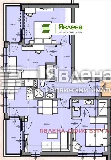 Продава 4-СТАЕН, гр. Бургас, Долно Езерово, снимка 6 - Aпартаменти - 47427793