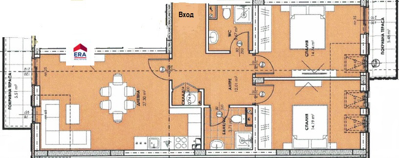 Продава 3-СТАЕН, гр. Пловдив, Остромила, снимка 6 - Апартаменти - 53705388