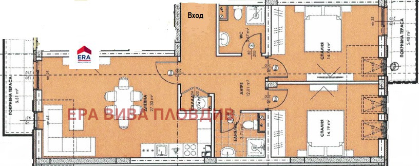 Продава 3-СТАЕН, гр. Пловдив, Остромила, снимка 10 - Апартаменти - 53705388