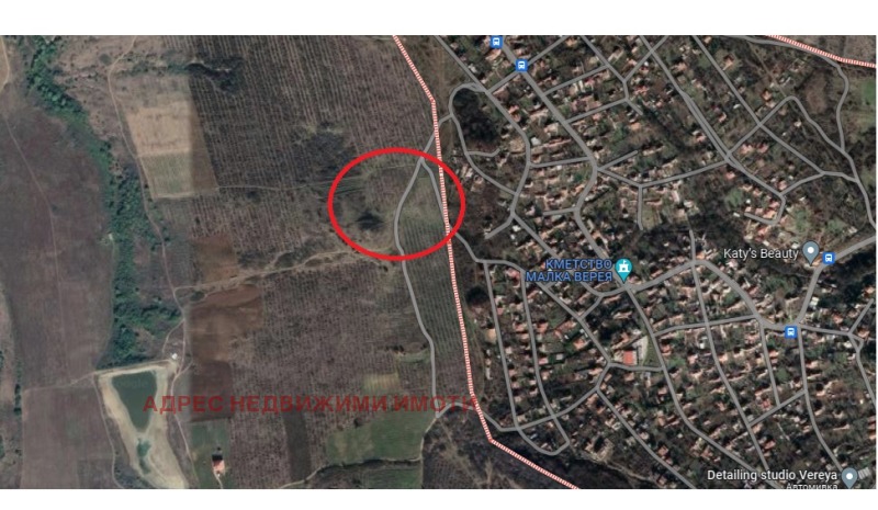 Продава ПАРЦЕЛ в област Стара Загора, с. Малка Верея - 6600 кв.м / 90 000 € » 176 024.70 лв., АДРЕС НЕДВИЖИМИ ИМОТИ