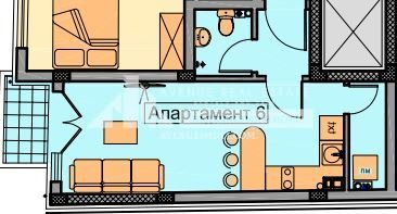 Zu verkaufen  Studio Plowdiw , Hristo Smirnenski , 42 qm | 77029667 - Bild [2]