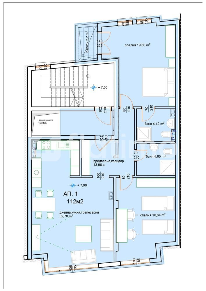 À vendre  2 chambres Sofia , Banichora , 135 m² | 18272700 - image [9]
