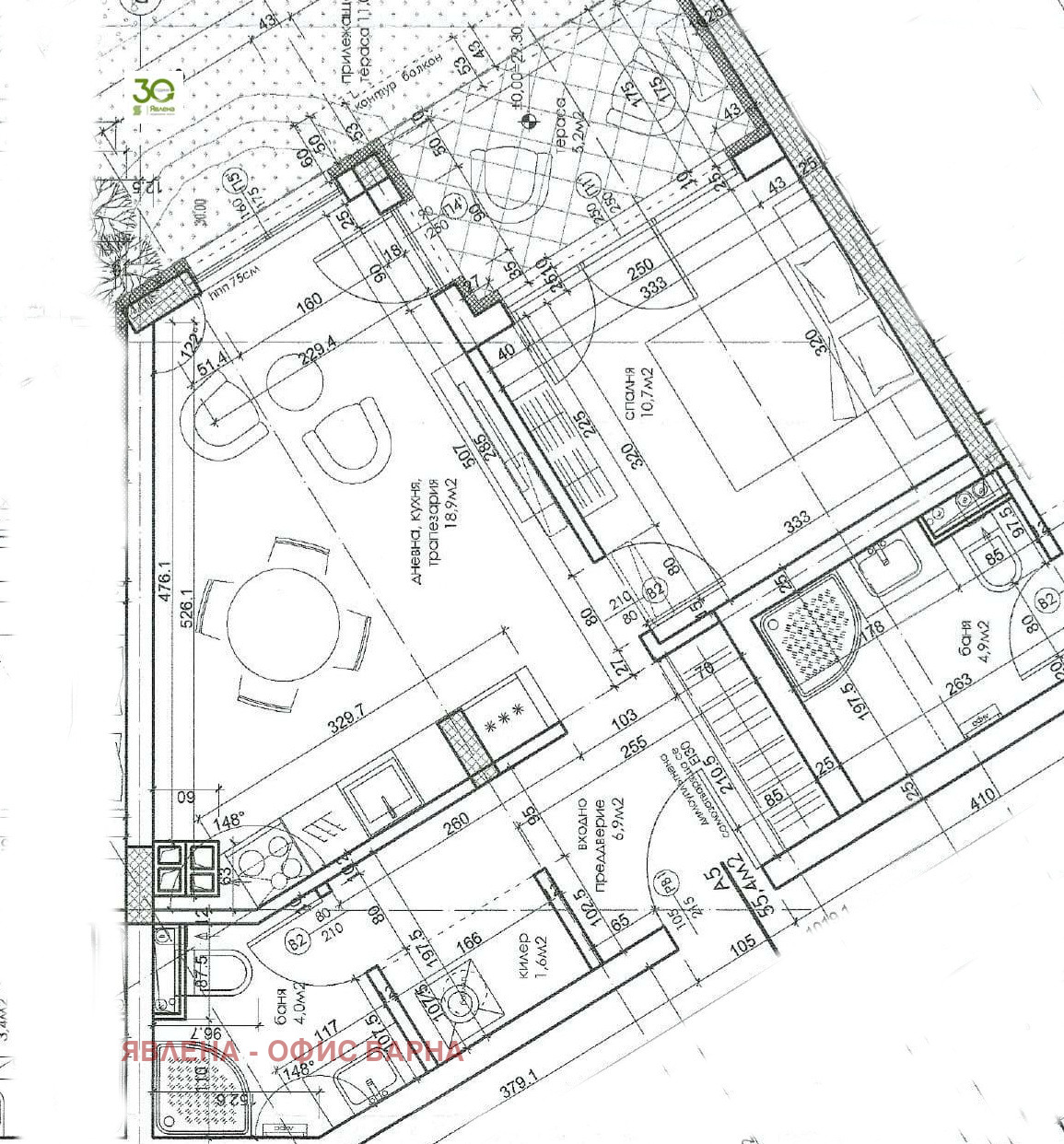 Продава 2-СТАЕН, гр. Варна, к.к. Св.Св. Константин и Елена, снимка 4 - Апартаменти - 54028433