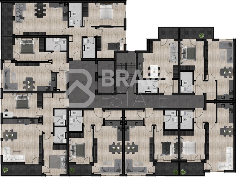 Eladó  1 hálószoba Plovdiv , Komatevski vazel , 72 négyzetméter | 13925492 - kép [3]